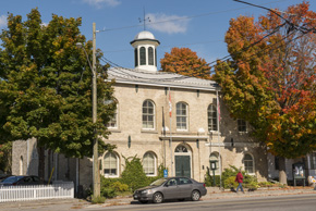 Exterior of Grafton Town Hall