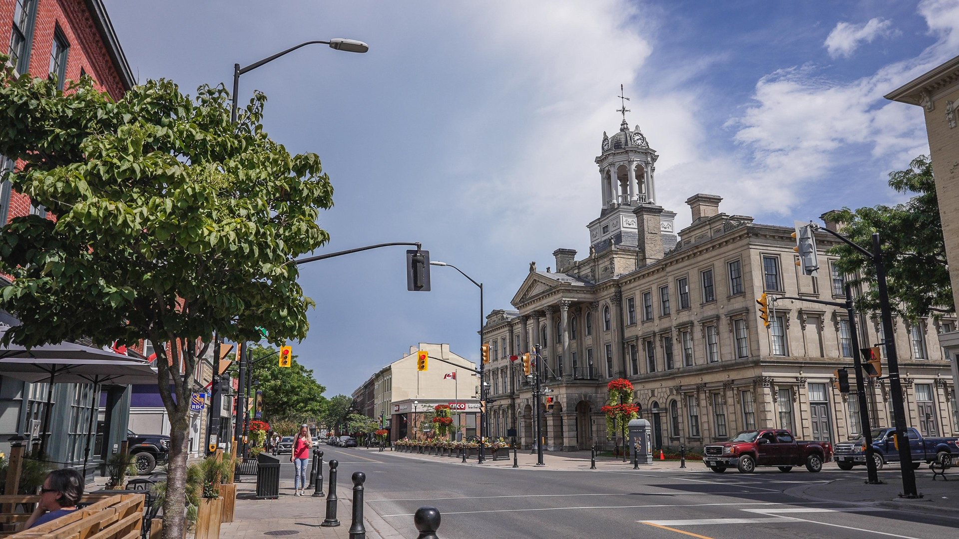 Victoria Hall in downtown Cobourg
