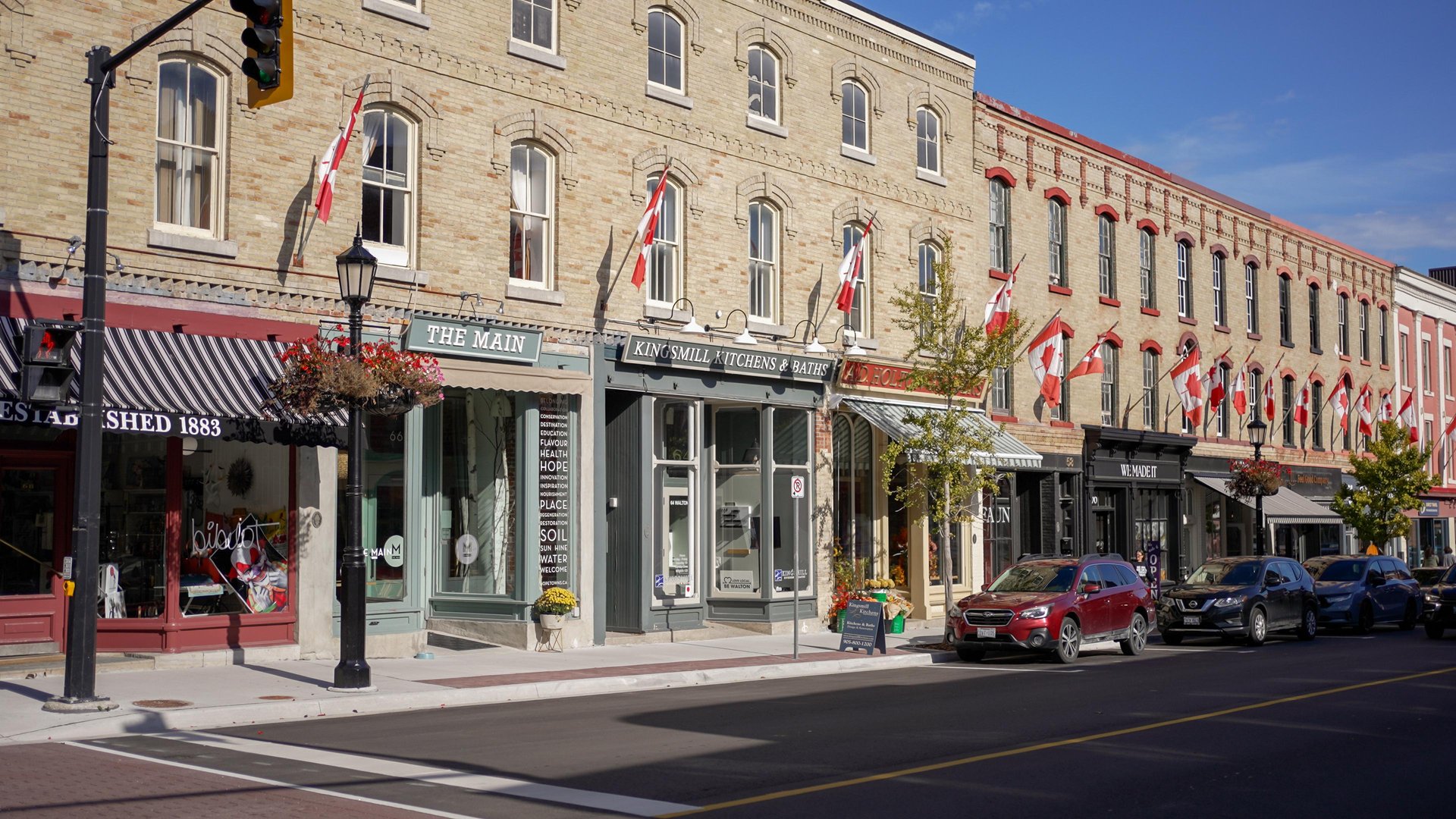 Historic buildings in downtown Port Hope