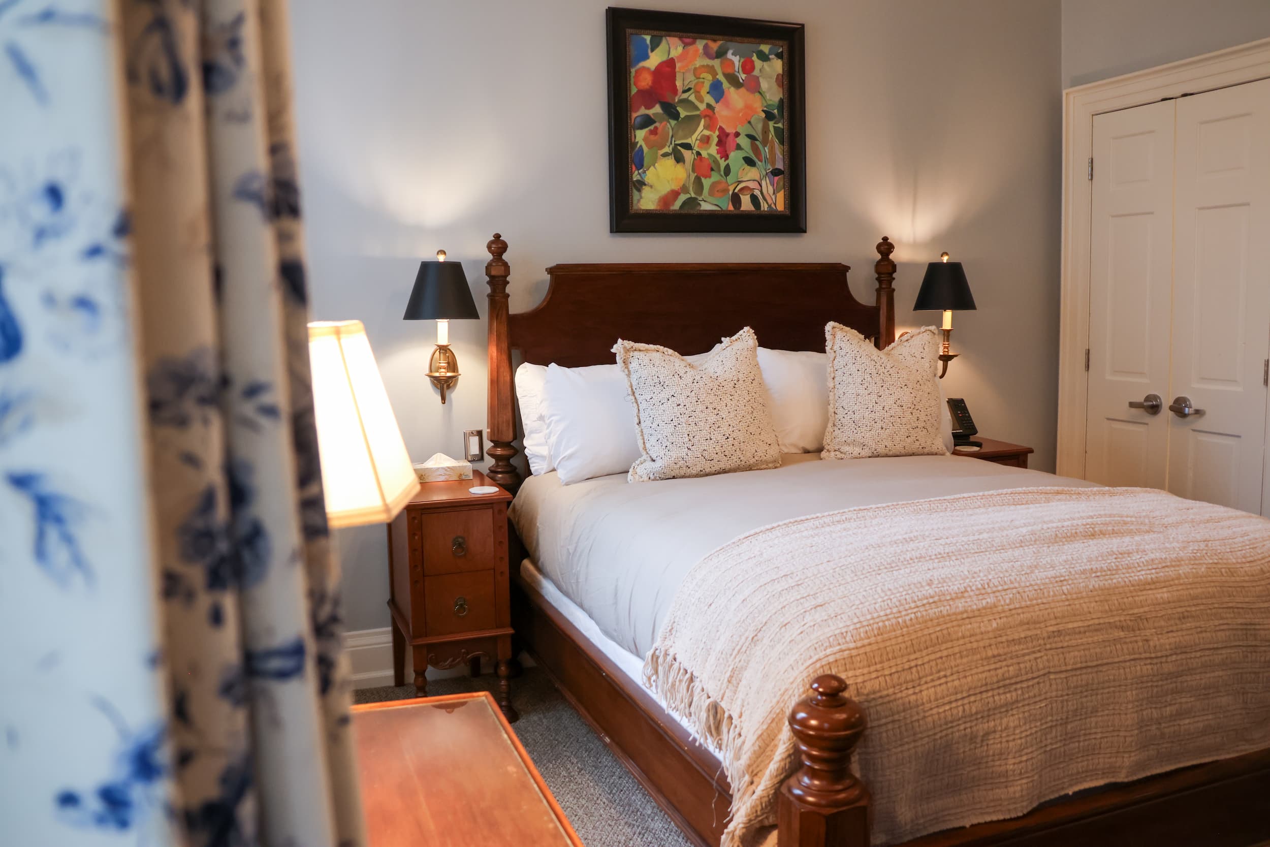 Interior bedroom at Grafton Village Inn