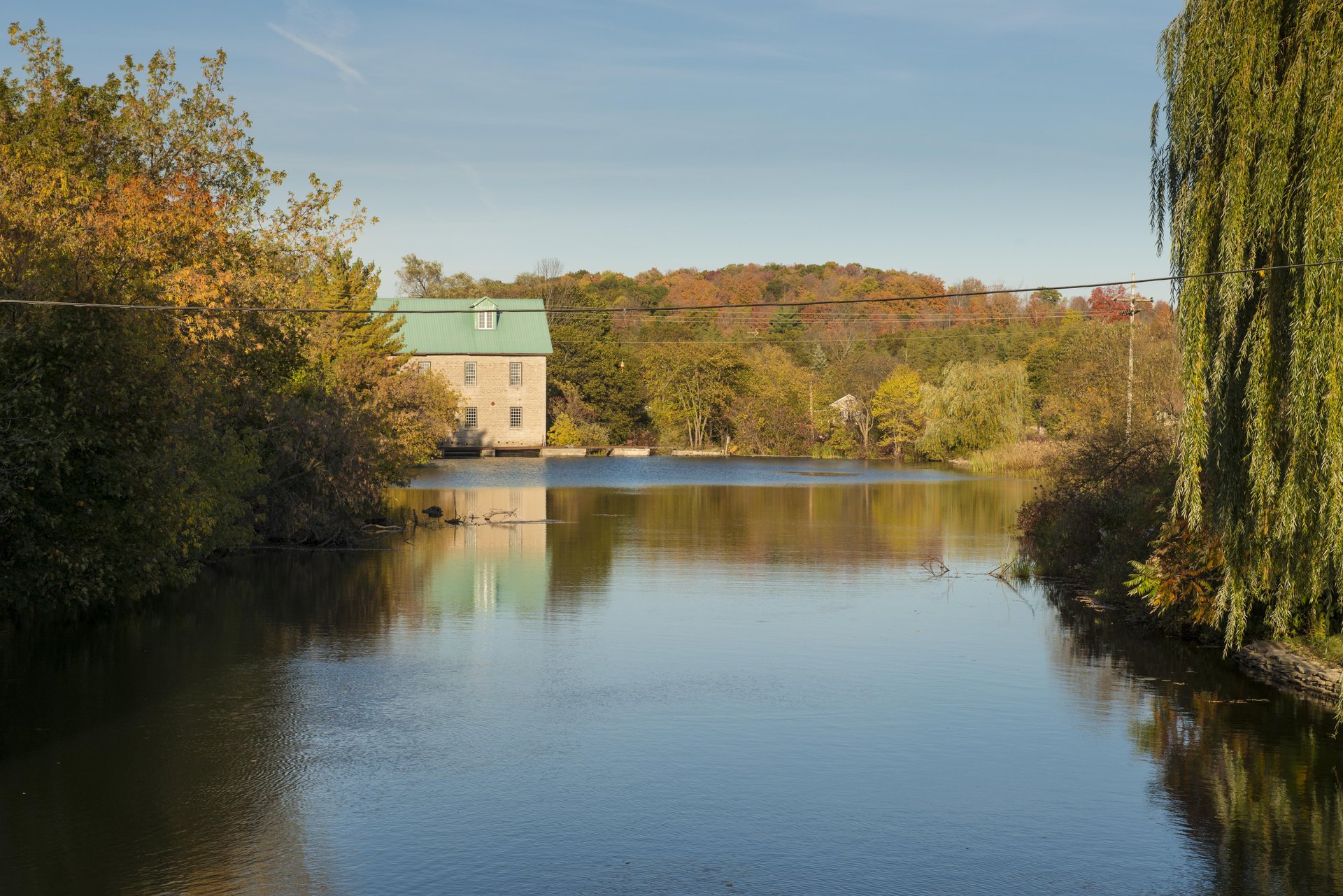 view of Hastings Mill across the river