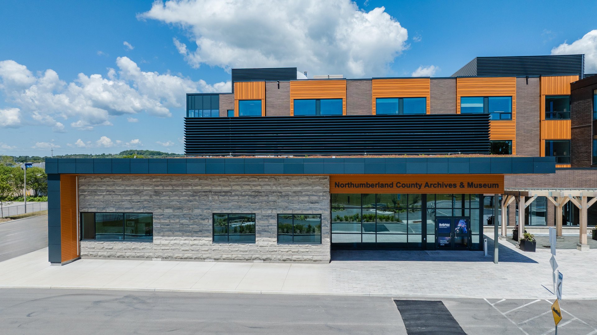 Exterior of Northumberland County Archives & Museum