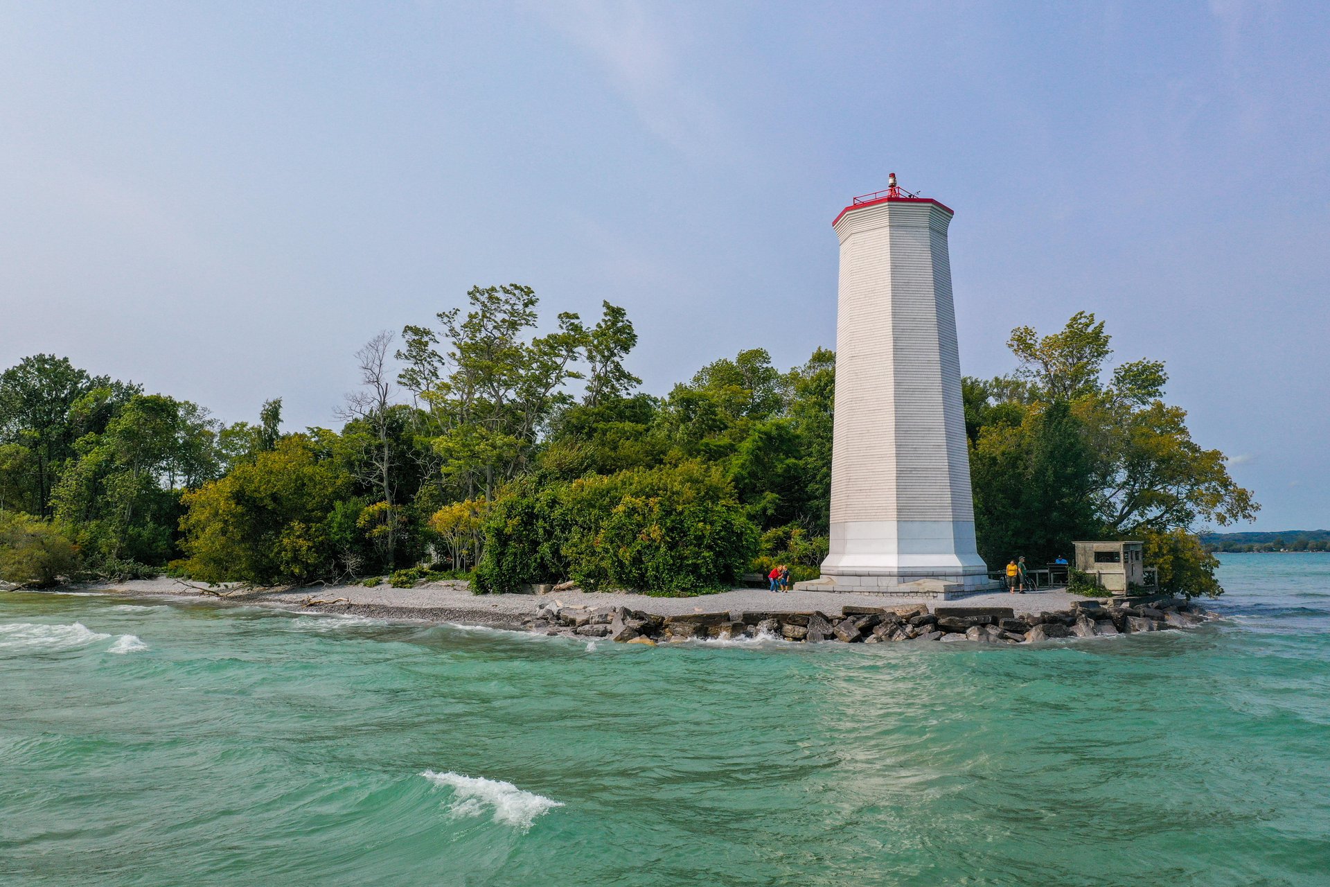 Presquile-Lighthouse-Drone-CCO-0037