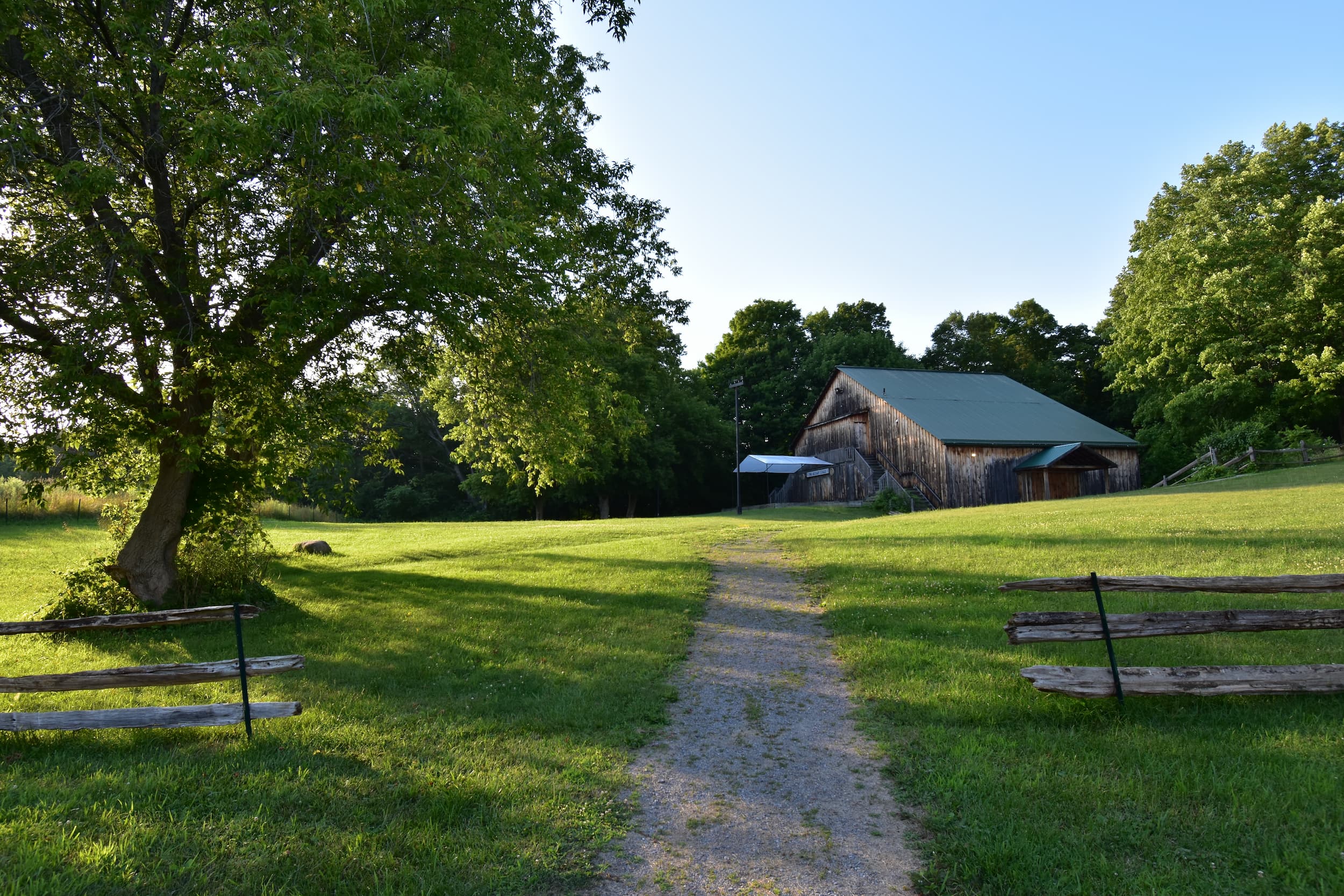 Exterior of Brighton Barn Theatre