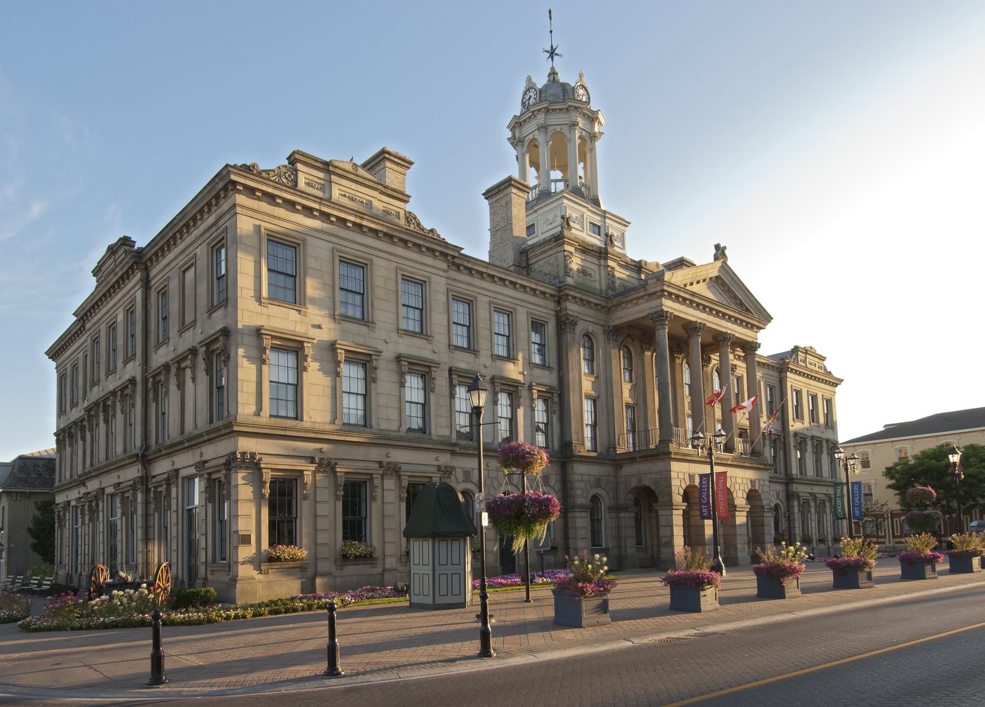Exterior of Victoria Hall in Cobourg