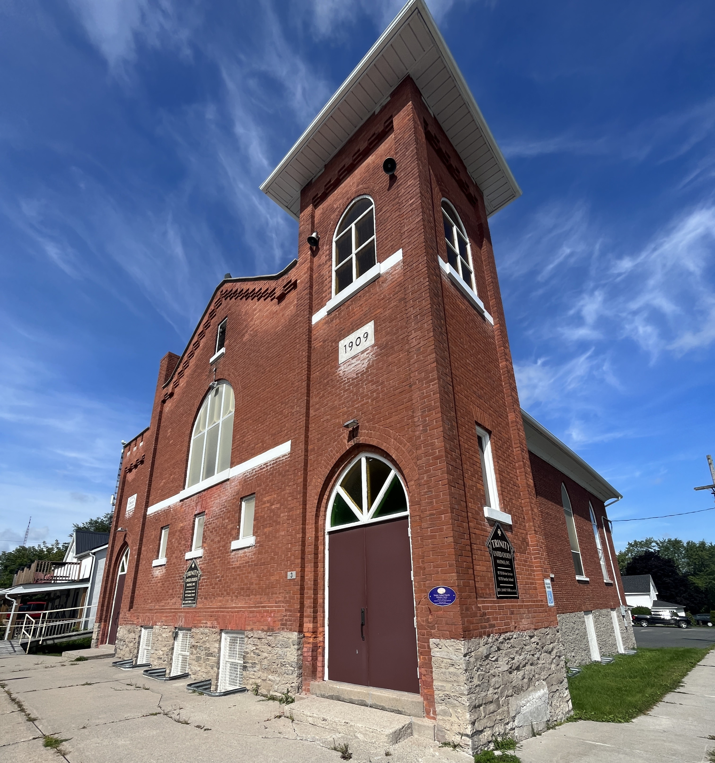 Photo of outside the church.