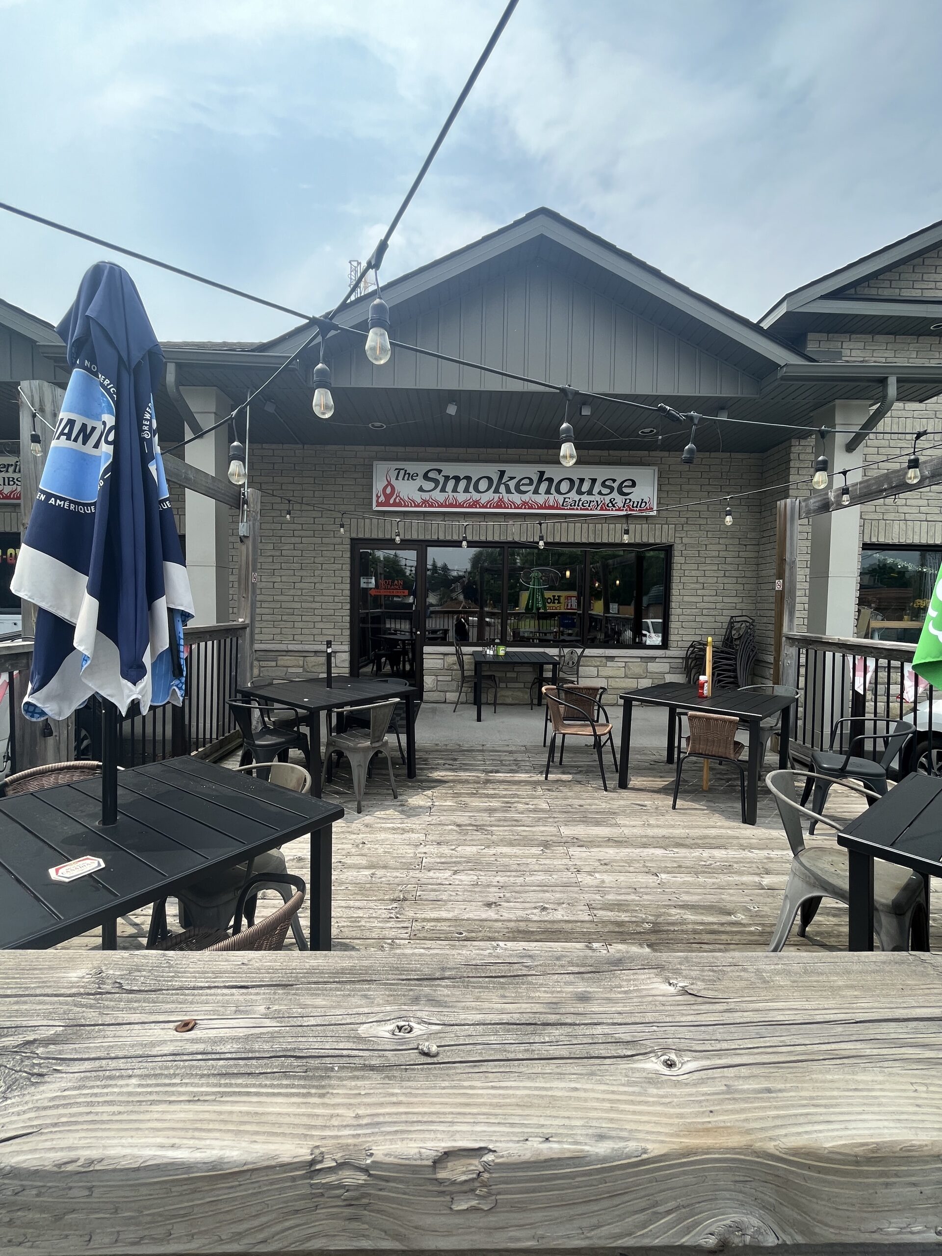 Photo of The Smokehouse Eatery & Pub patio.