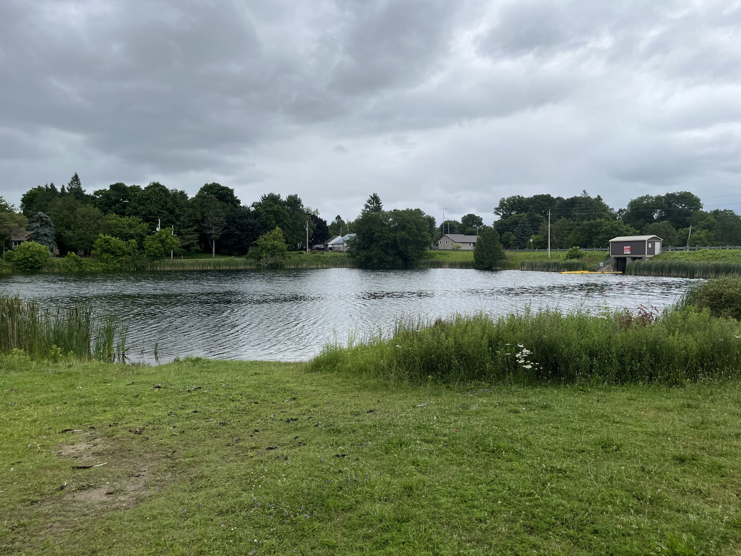 Photo of Garden Hill Conservation Area. The photo features a pond.