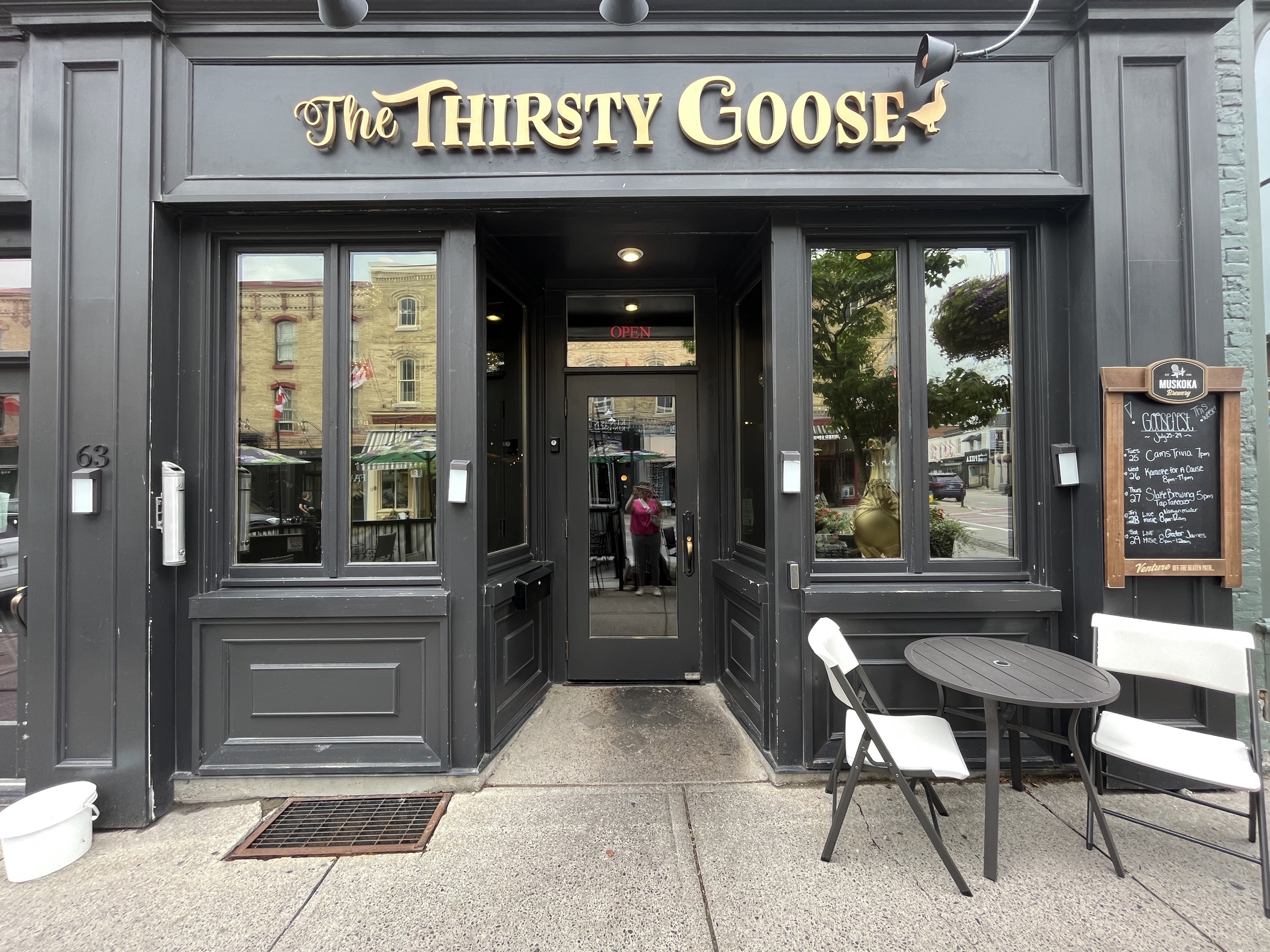 Photo of The Thirsty Goose front entrance.