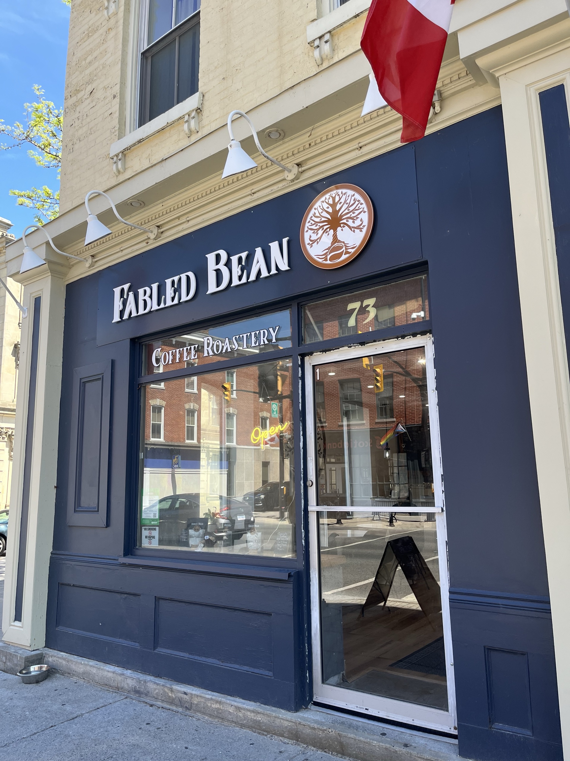 Photo of Fabled Bean storefront.