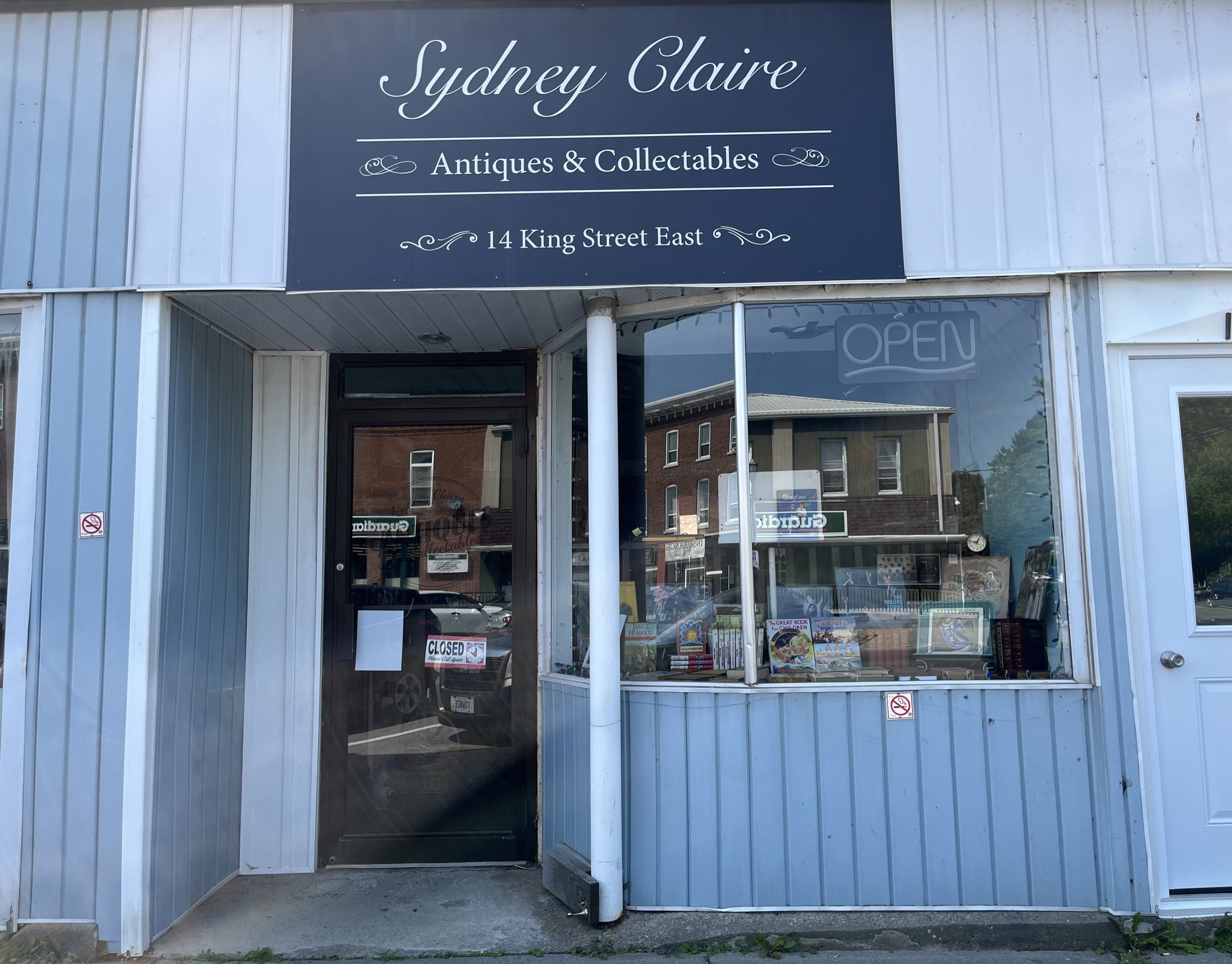 Photo of Sydney Claire Antiques & Collectibles store front.