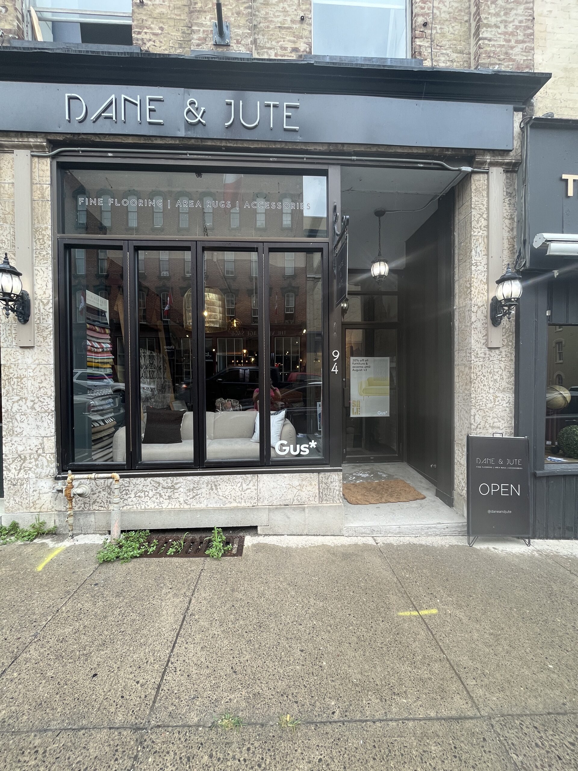 Photo of Dane & Jute storefront.