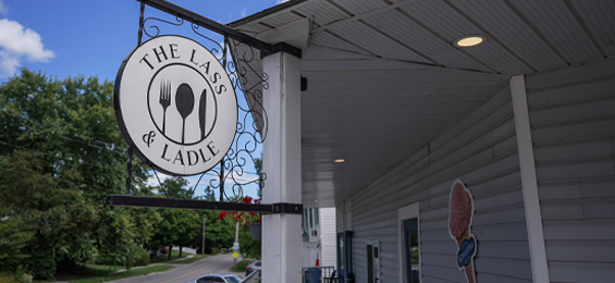 The Lass & Ladle logo