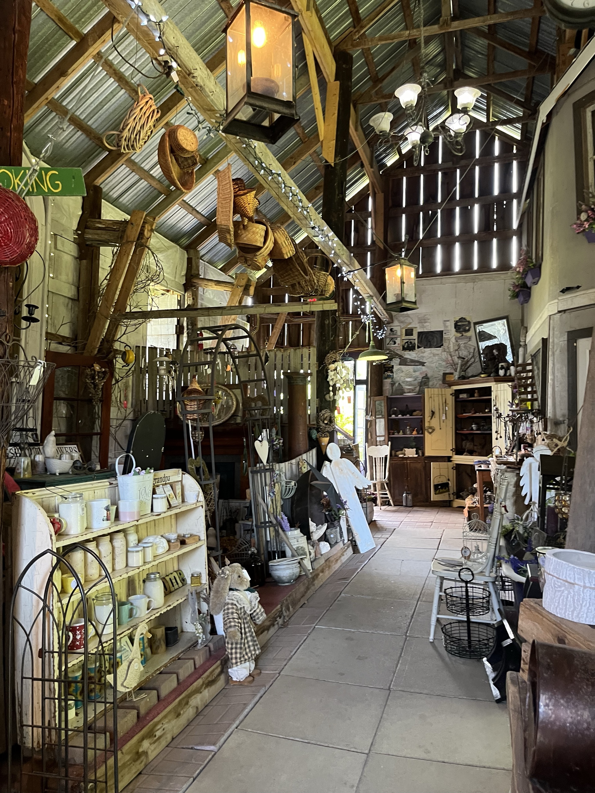 Photo of the inside of Cuttle Cottage Lavendar Farm.