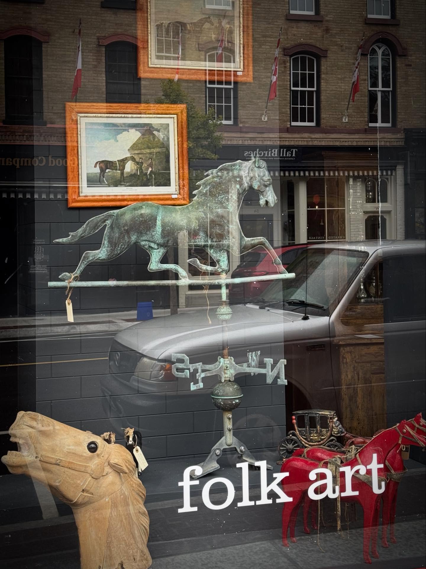 Authenticity store window.