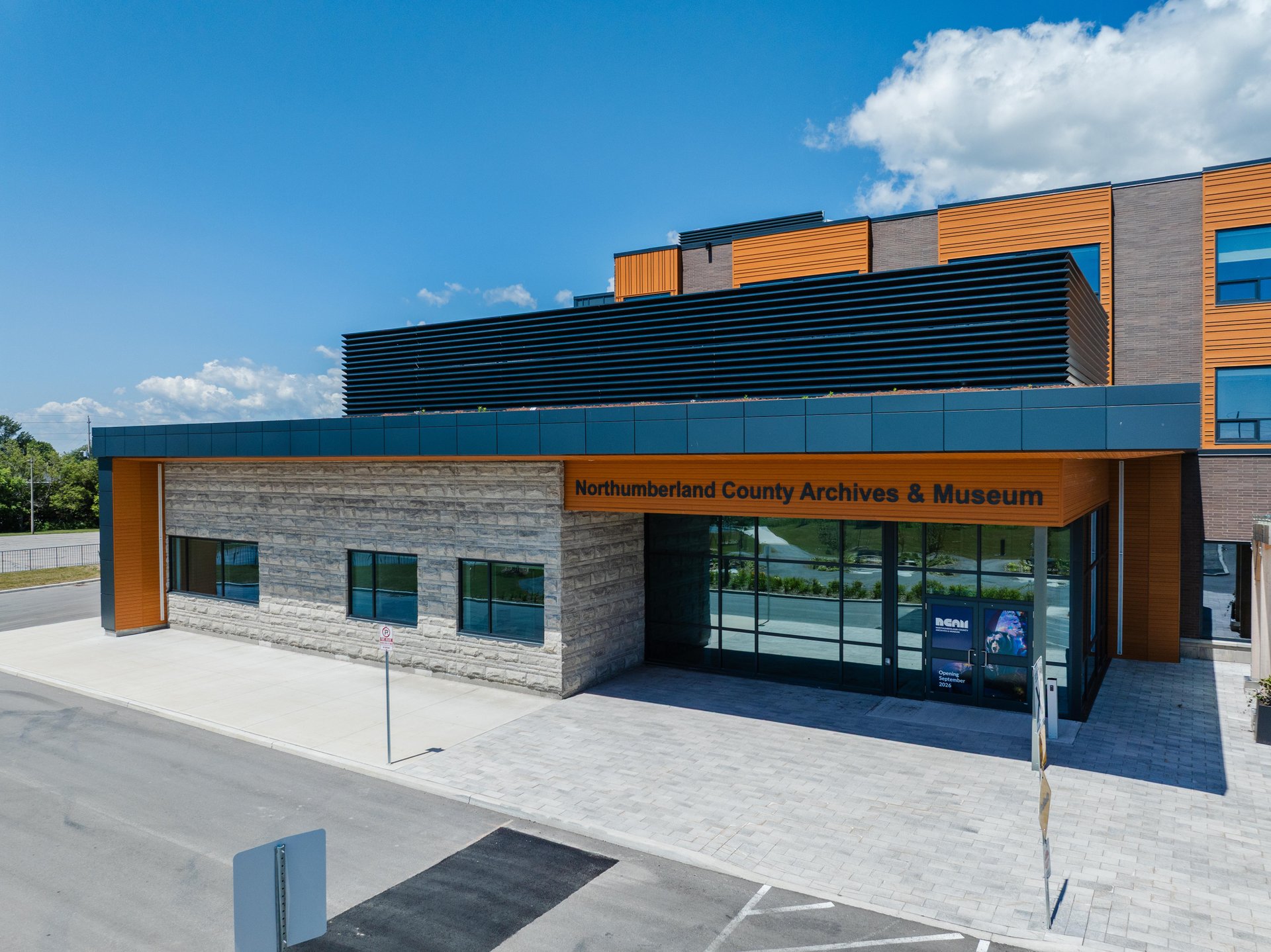 Exterior of Northumberland County Archives and Museum (NCAM)