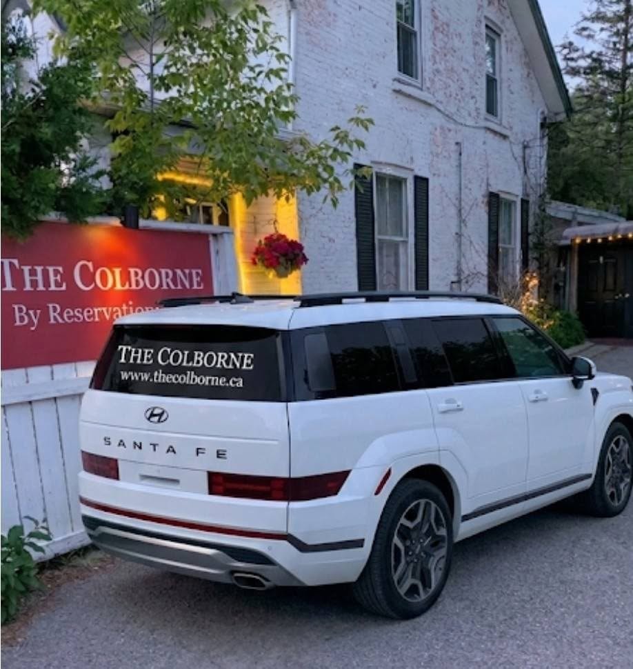 The Colborne guesthouse and shuttle.