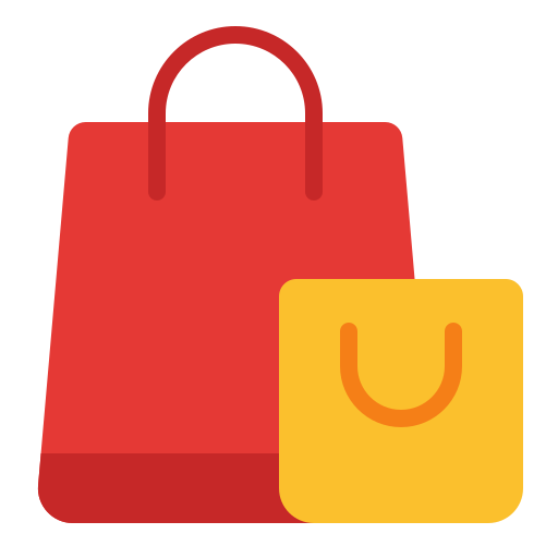 Shopping bags icon