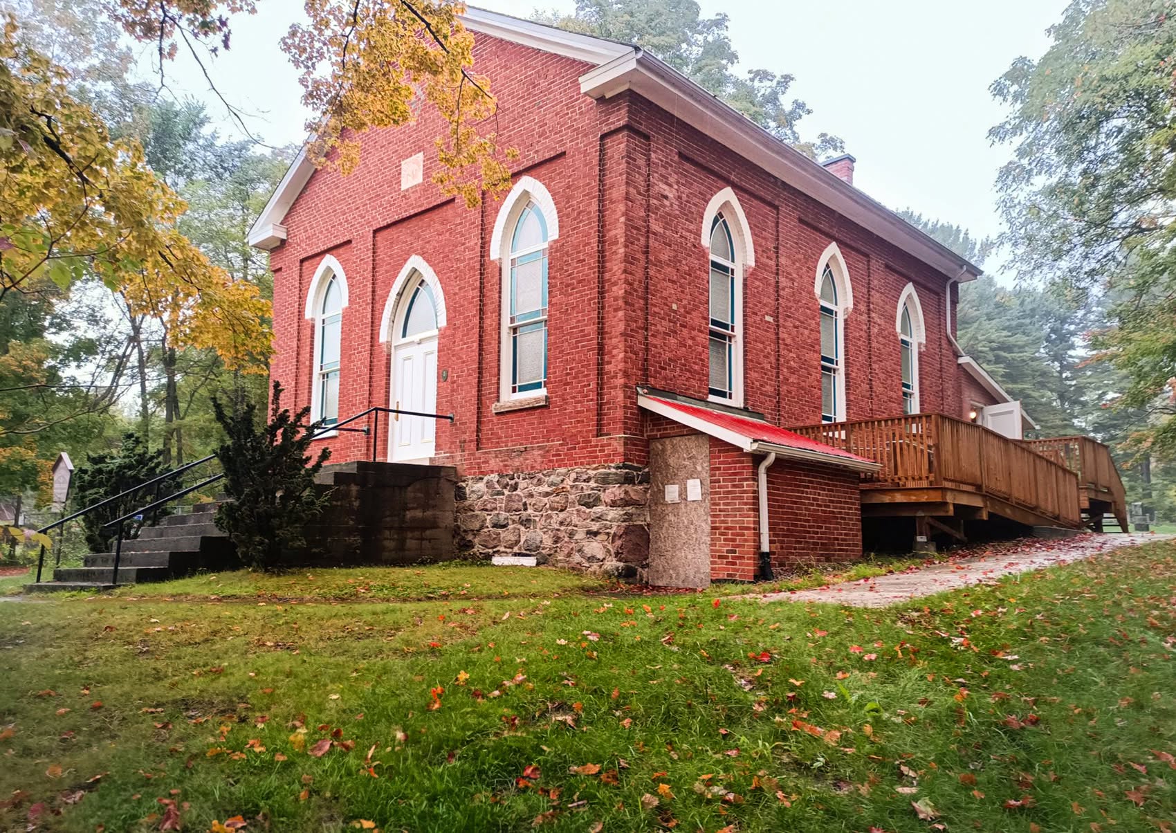 Grand Reopening of the 1860 Wesleyville Church (Church photograph).