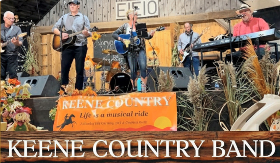 Keene Country Band on stage photo.
