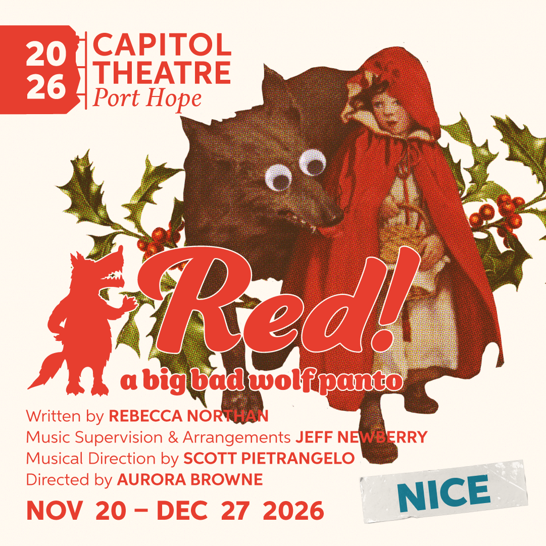 RED! A Big Bad Wolf Panto NICE. Photo of Red Riding Hood with the Wolf. Visit capitoltheatre.com for more information.