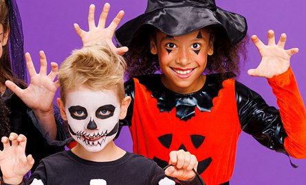 Spooktacular. Children in costumes.